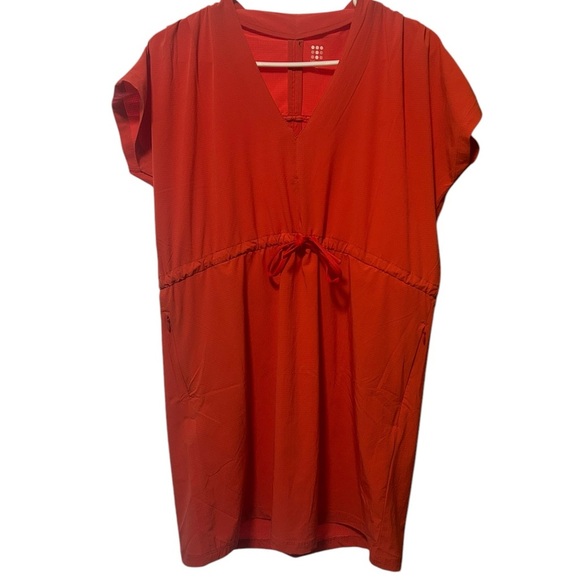 Title Nine Swim Cover Up Pali Swim Dress Size Small‎ Sour Cherry Red Sz Small - Picture 1 of 5